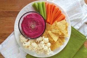 Hummus à la betterave