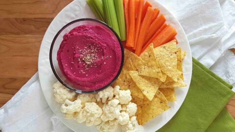 Hummus à la betterave