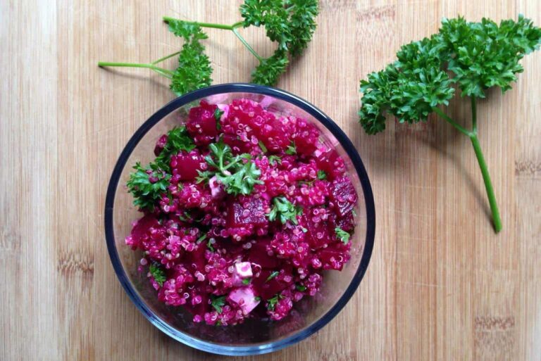 Salade de betteraves et quinoa