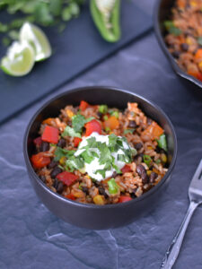 Casserole de riz à la mexicaine