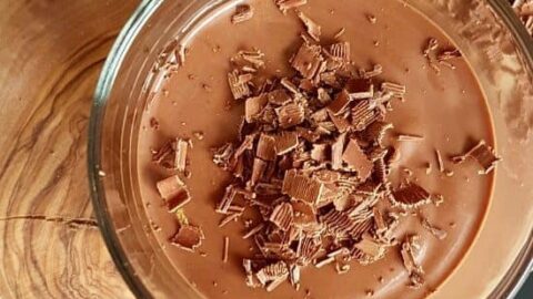 Mousse au chocolat fleur de sel