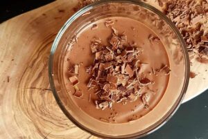 Mousse au chocolat fleur de sel