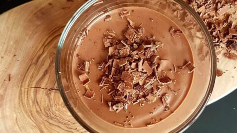 Mousse au chocolat fleur de sel