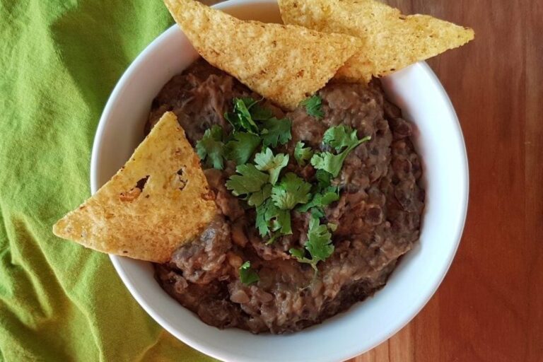Trempette aux haricots noirs