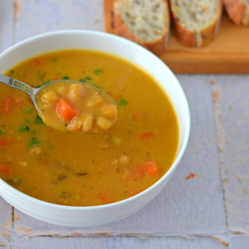 Soupe aux pois à la mijoteuse | Caroline Cloutier Nutritionniste