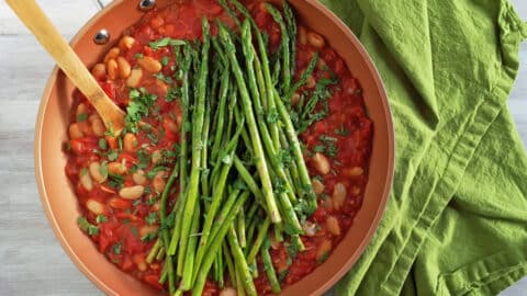 mijoté d'haricots blancs