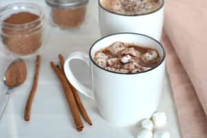 Chocolat chaud réconfortant