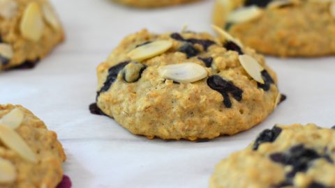 Galettes aux bleuets et à l'érable