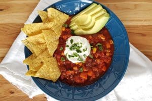 Chili végétarien à la mijoteuse