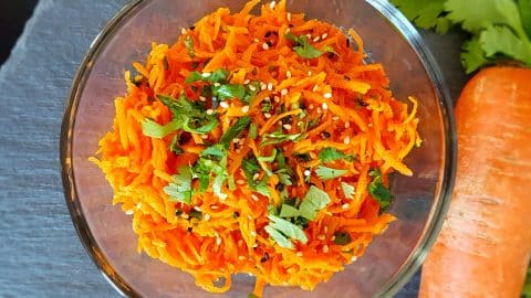 Salade de carotte et sésame