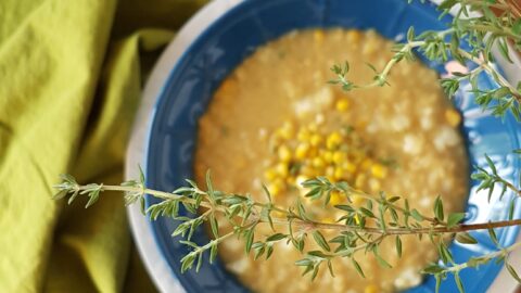 Soupe mais blé d'inde