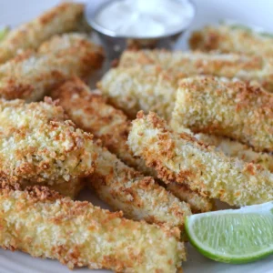 Tofu pané aux cornichons à l&rsquo;aneth