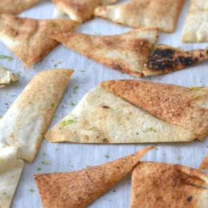 Chips de pita lime et poivre