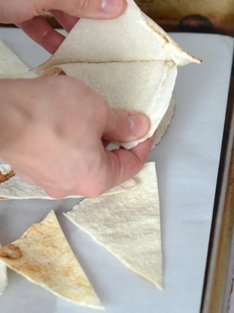 Chips de pita lime et poivre